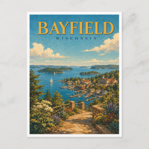 Bayfield Wisconsin Apostle Islands GeoSaga Briefkaart