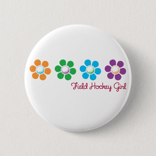 Bayflower Field Hockey Ronde Button 5,7 Cm (Voorkant)