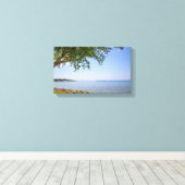Bayfront Park, Petoskey, Michigan Canvas Afdruk (Insitu (Houten vloer))