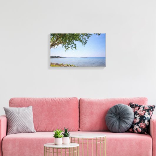 Bayfront Park, Petoskey, Michigan Canvas Afdruk (Insitu (Woonkamer))