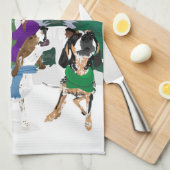 Baying Chorus Theedoek (Quarter Fold)