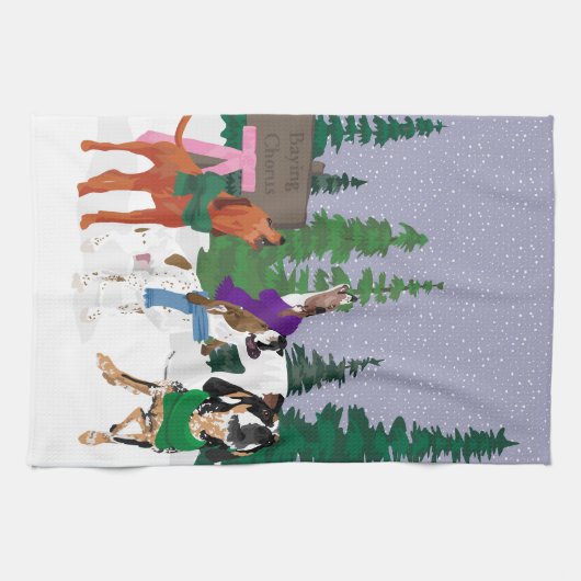 Baying Chorus Theedoek (Horizontaal)