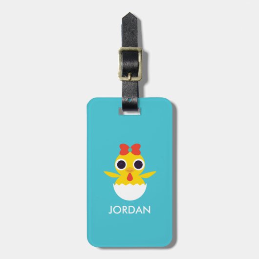 Bayla de Chick Bagagelabel (Voorkant verticaal)