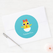 Bayla de Chick Ronde Sticker (Envelop)