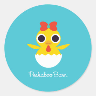 Bayla de Chick Ronde Sticker