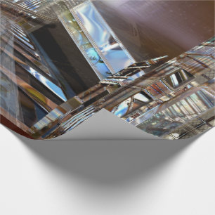 Baylene Modern Architect City Elegant Cadeaupapier