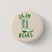 Baylor Game Day Knop Ronde Button 3,2 Cm (Voorkant)