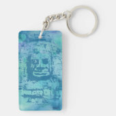 Bayon Face Blue Sleutelhanger (achterkant)