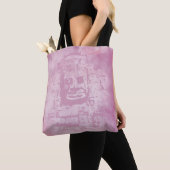 Bayon Face Pink Tote Bag (Dichtbij)