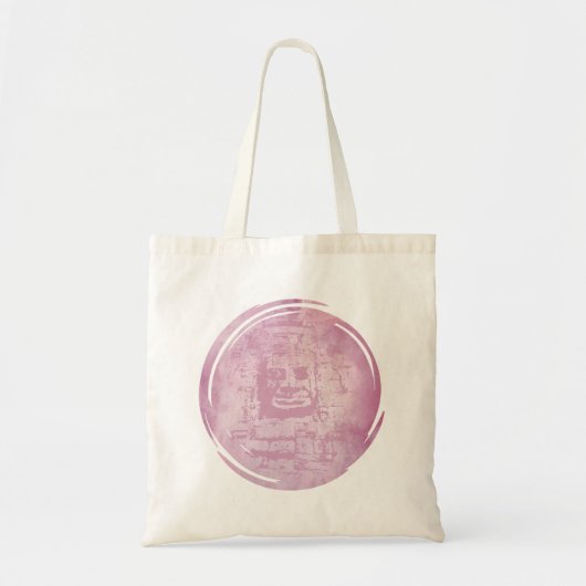Bayon Face Pink Tote Bag (Voorkant)