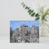 Bayon Tempel in Angkor Wat - Cambodja Briefkaart (Staand voorkant)