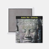 Bayon Tempel in Angkor Wat - Cambodja Magneet (Voorkant / Achterkant)