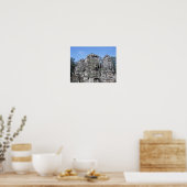 Bayon Temple in Angkor Wat - Cambodja Poster (Keuken)