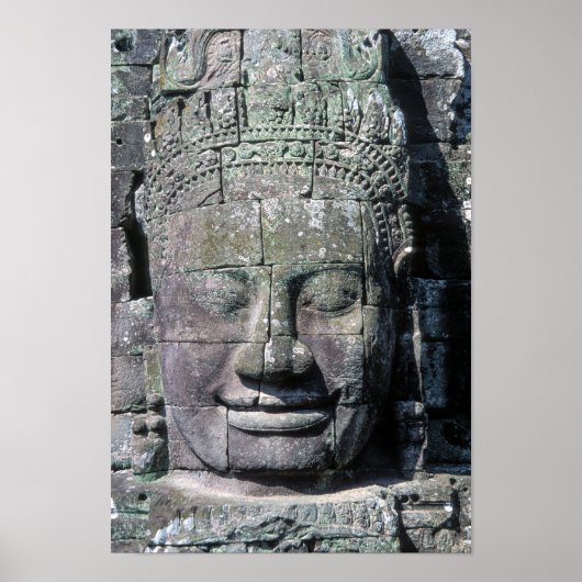 Bayon Temple in Angkor Wat - Cambodja Poster (Voorkant)