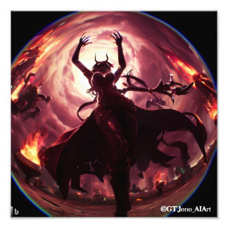 Bayonetta foto vergroting foto afdruk