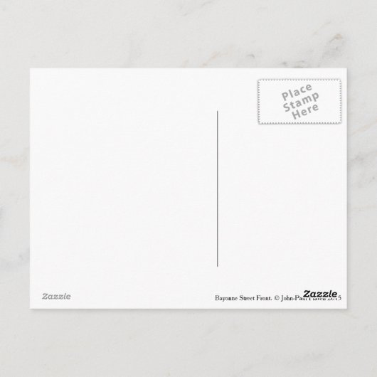 Bayonne Briefkaart (Achterkant)