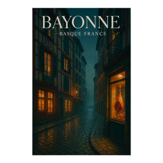 Bayonne — Frans Baskenland Perfect Poster (Voorkant)
