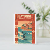 Bayonne — Franse Baskische Kust Briefkaart (Staand voorkant)