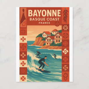 Bayonne — Franse Baskische Kust Briefkaart