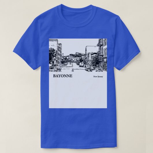 Bayonne New Jersey 3 T-shirt (Design voorkant)