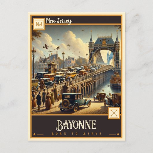 Bayonne, New Jersey |  Briefkaart (Voorkant)