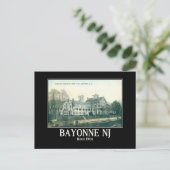 Bayonne NJ, Hotel La Tourette jaren 1910 Briefkaart (Staand voorkant)