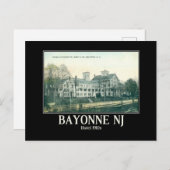 Bayonne NJ, Hotel La Tourette jaren 1910 Briefkaart (Voorkant / Achterkant)