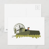 Bayou Airboot Briefkaart (Voorkant / Achterkant)