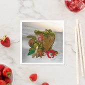 Bayou alligator Cajun luiers uit mijn kunst Servet (Insitu)