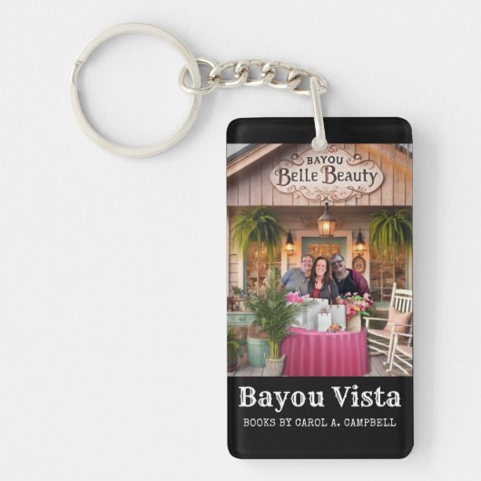 Bayou Belle Beauty | Carol A. Campbell Book Merch Sleutelhanger (Voorkant)