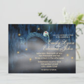 Bayou Bliss Redhead Wedding Invitation Kaart (Staand voorkant)