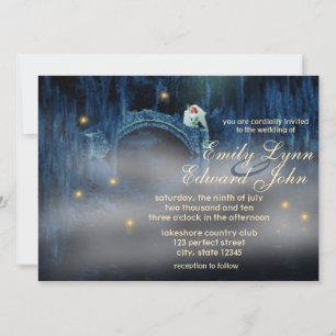 Bayou Bliss Redhead Wedding Invitation Kaart