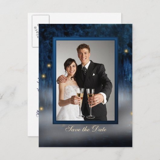 Bayou Bliss Save the Date Briefkaart (Voorkant / Achterkant)