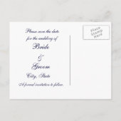 Bayou Bliss Save the Date Briefkaart (Achterkant)