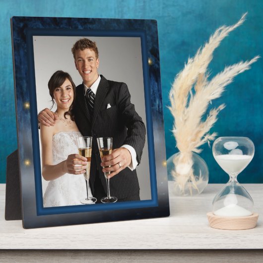 Bayou Bliss Wedding Plaque Fotoplaat (Zijkant)