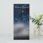 Bayou Bliss Wedding Program Kaart (Staand voorkant)