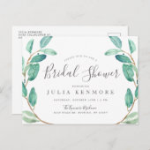 Bayou Botanical | Uitnodiging Bruidsfeest (Voorkant / Achterkant)