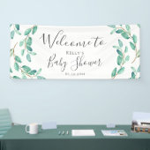 Bayou Botanicals | Baby shower Welkomstwoord Spandoek (Beurs)