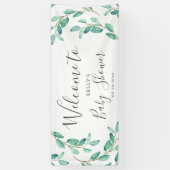 Bayou Botanicals | Baby shower Welkomstwoord Spandoek (Verticaal)
