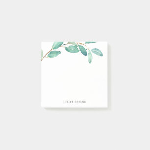 Bayou Botanicals   Greenery Custom Name Post-it® Notes