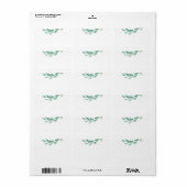 Bayou Botanicals | Leeg gastadres Etiket (Full Sheet)