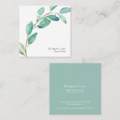 Bayou Botanicals | Sage Vierkante Visitekaartje (Voorkant / Achterkant)