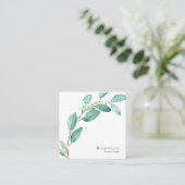 Bayou Botanicals | Sage Vierkante Visitekaartje (Staand voorkant)