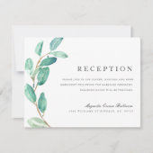 Bayou Botanicals | Trouwreceptie Kaart (Voorkant)