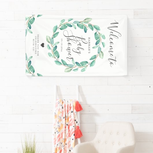 Bayou Botanicals | Welkom Baby shower Spandoek (Insitu)