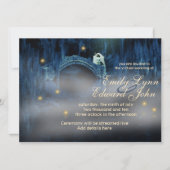 Bayou Bridge Virtual Wedding Invitation Kaart (Voorkant)