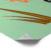 Bayou Cajun Alligator Baby shower Welkomstbord Poster (Hoek)