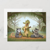 Bayou Jug Band Briefkaart (Voorkant / Achterkant)