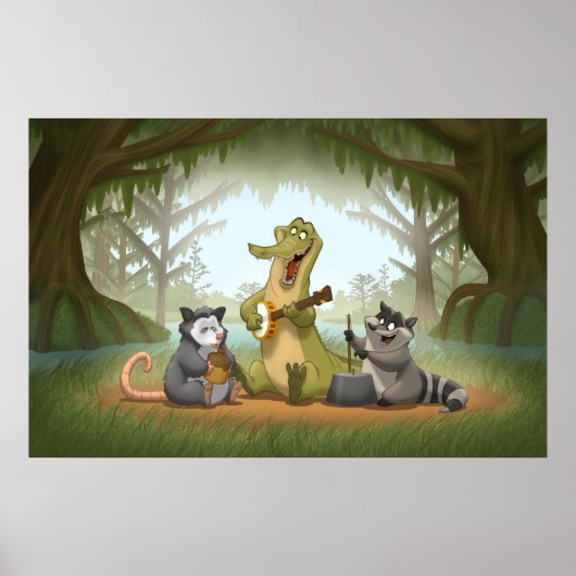 Bayou Jug Band Poster (Voorkant)