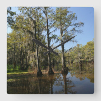Bayou-klok Vierkante Klok